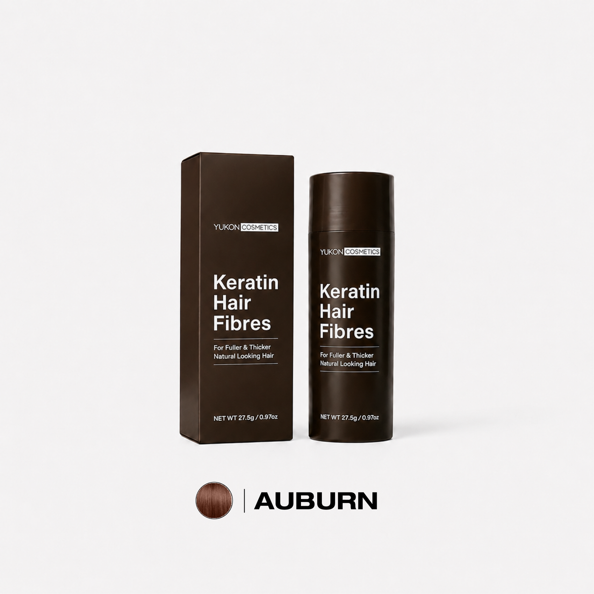 Yukon Keratin Hair Fibres Auburn 27.5g